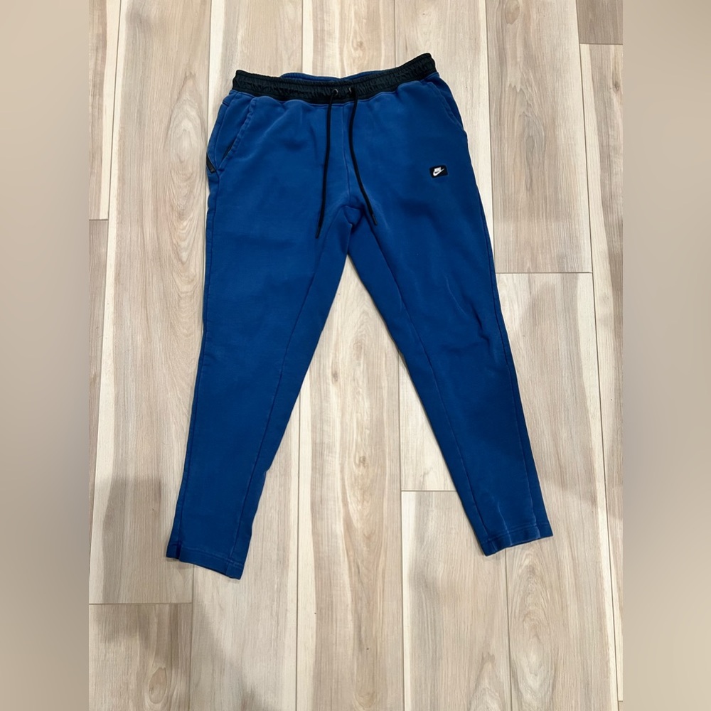 Nike Blue tapered sweatpants